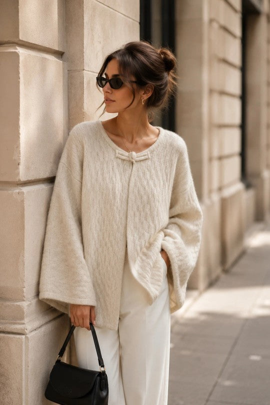 Gilet en maille moelleuse