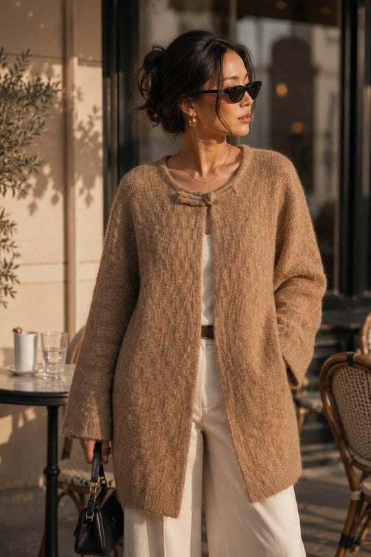 Gilet en maille moelleuse