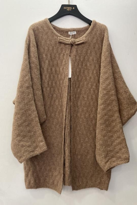 Gilet en maille moelleuse