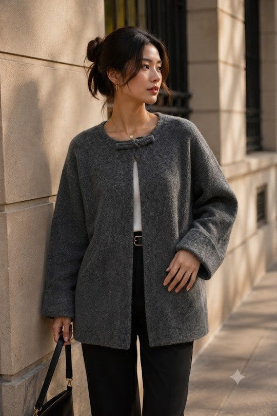 Gilet en maille moelleuse