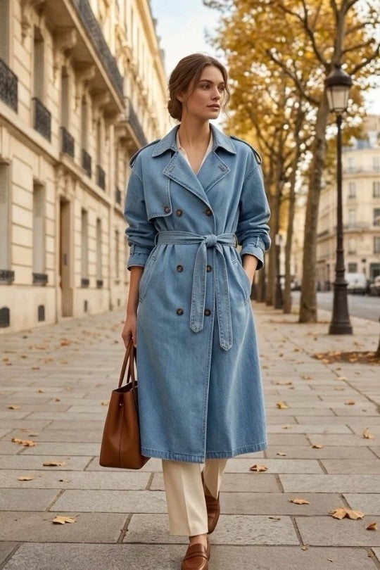 Trench en jean