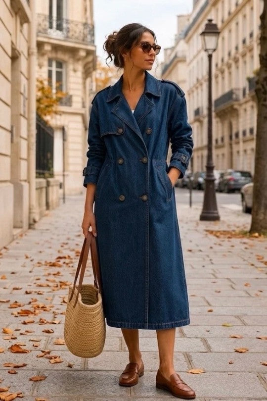 Trench en jean