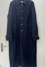 Longue veste en jean