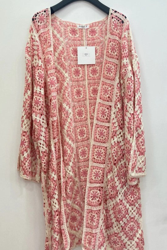 Gilet en Crochet à motifs