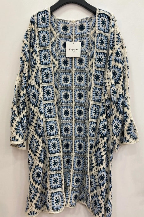 Gilet en Crochet à motifs