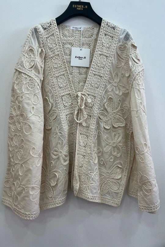 Gilet mi-long pour femme