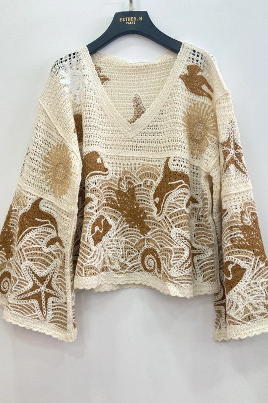 Haut pour femme à motifs