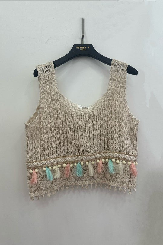 Ensemble cardigan  jupe en crochet