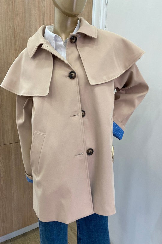 Veste Extèrieur Pour Femme avec manche bleu