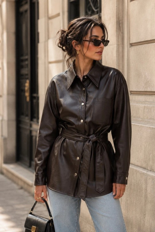 Veste en Similicuir