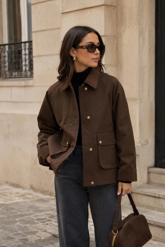 Veste travail femme bicolore