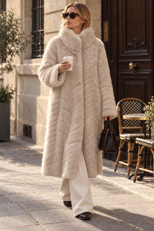 Manteau Long Réversible