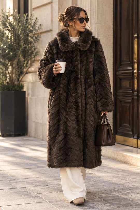 Manteau Long Réversible