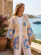 Cardigan-Gilet pour femme à motifs