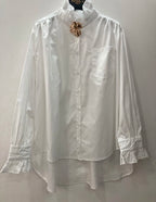 Chemise À Volant avec épingle