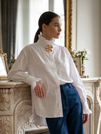Chemise À Volant avec épingle