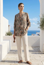 Chemise à motifs