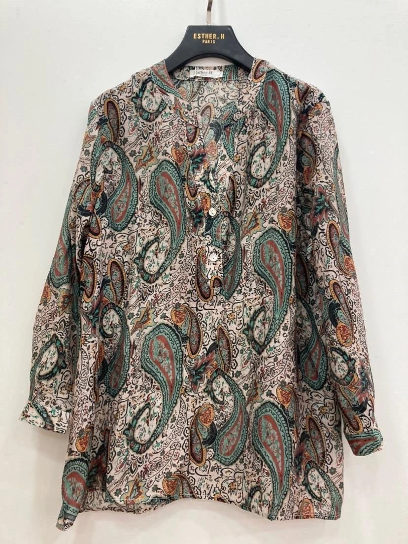 Chemise à motifs