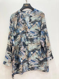 Chemise à motifs colorée