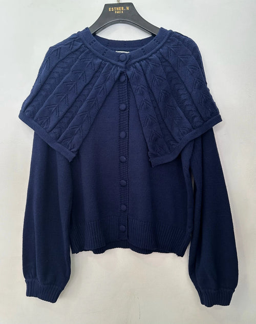 Gilet Avec Cape sur les Epaules