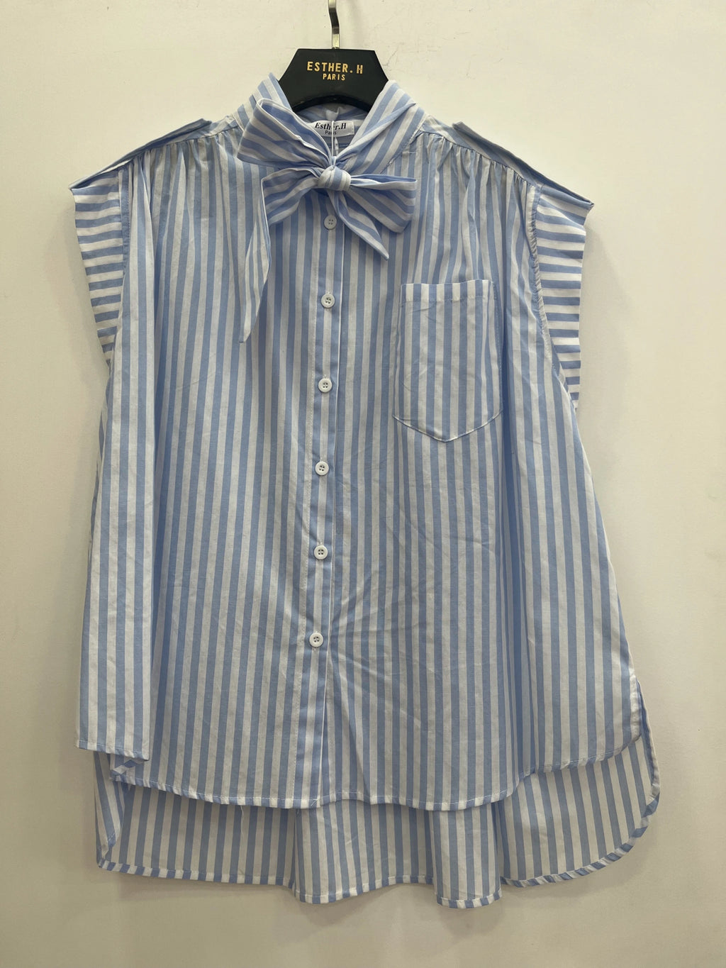 Chemise Sans Manche avec noeud