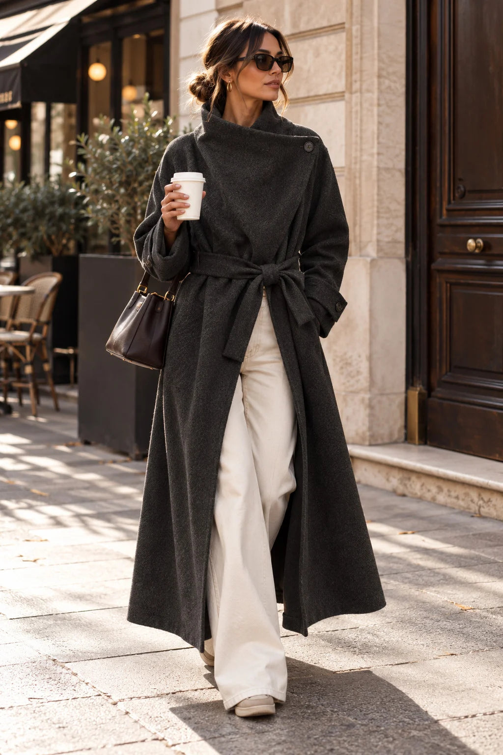 Manteau à Grand Col
