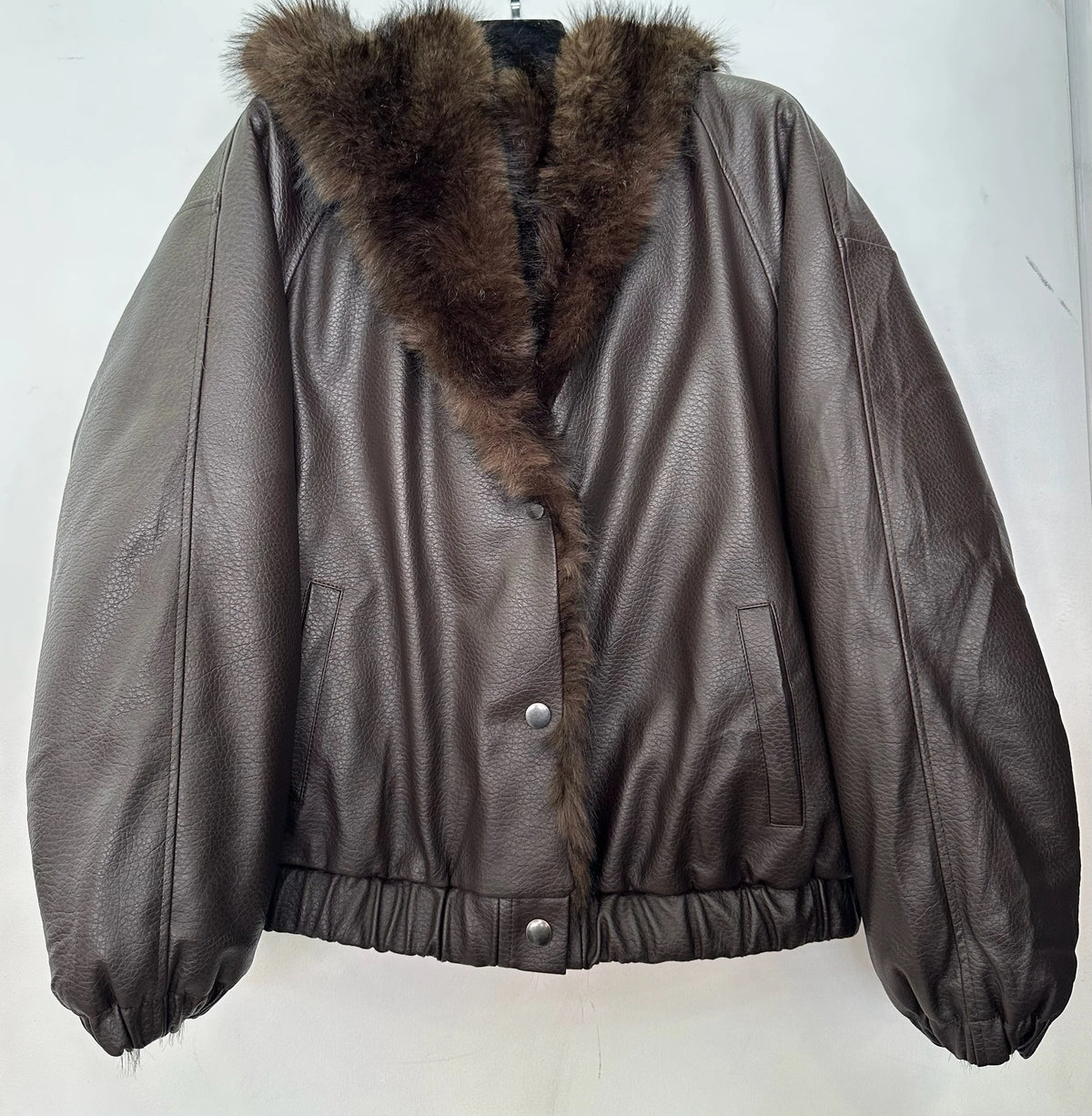 Manteau Fourrure/Cuire Réversible