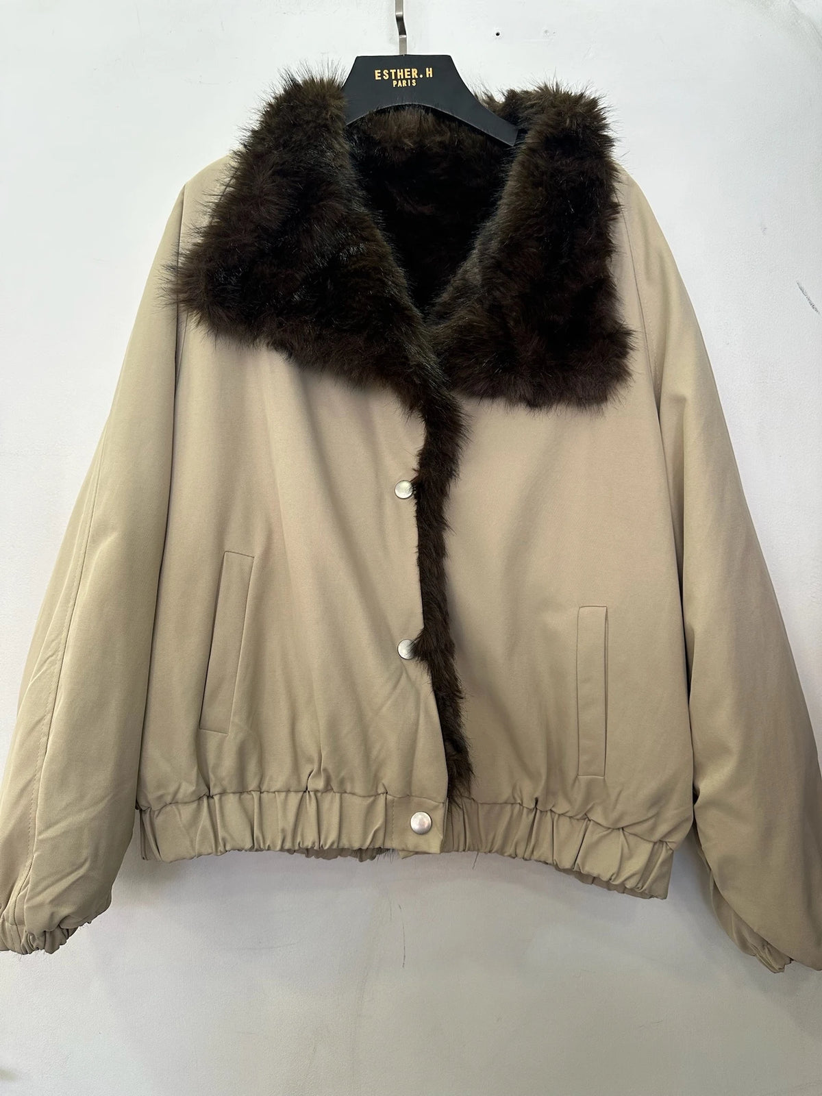 Manteau Fourrure Réversible