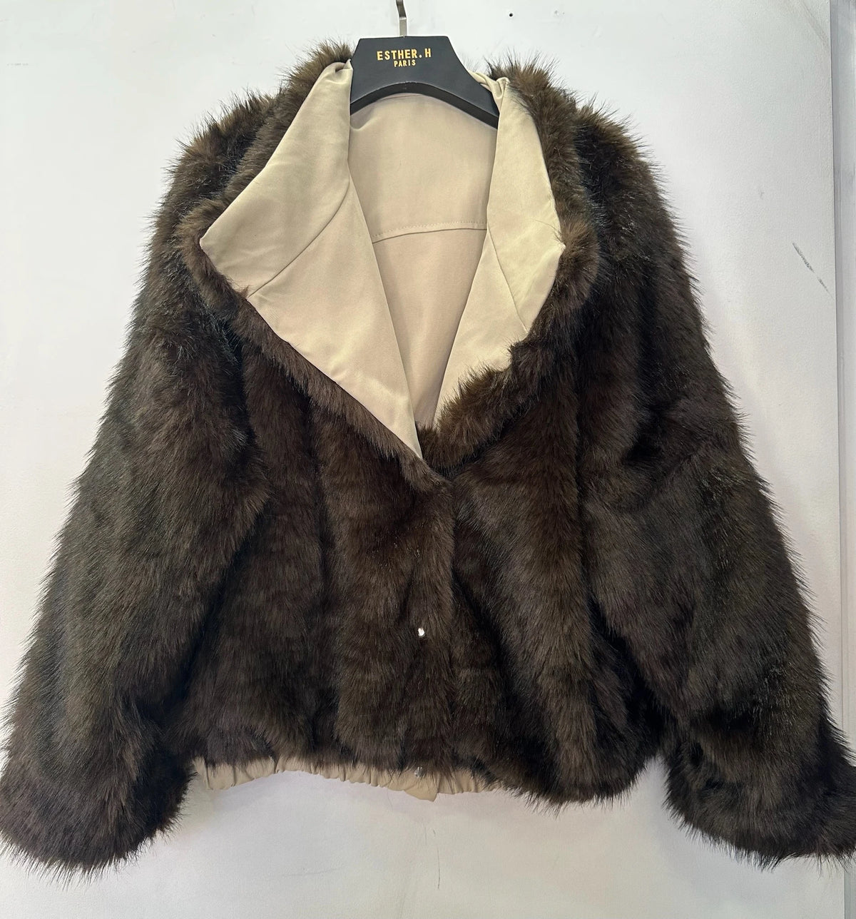 Manteau Fourrure Réversible
