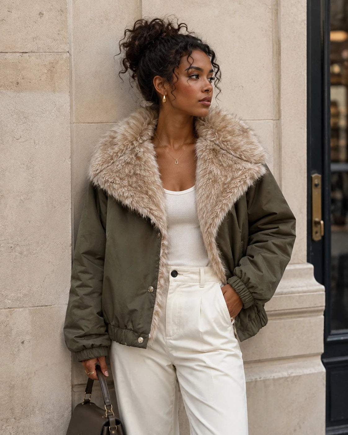 Manteau Fourrure Réversible