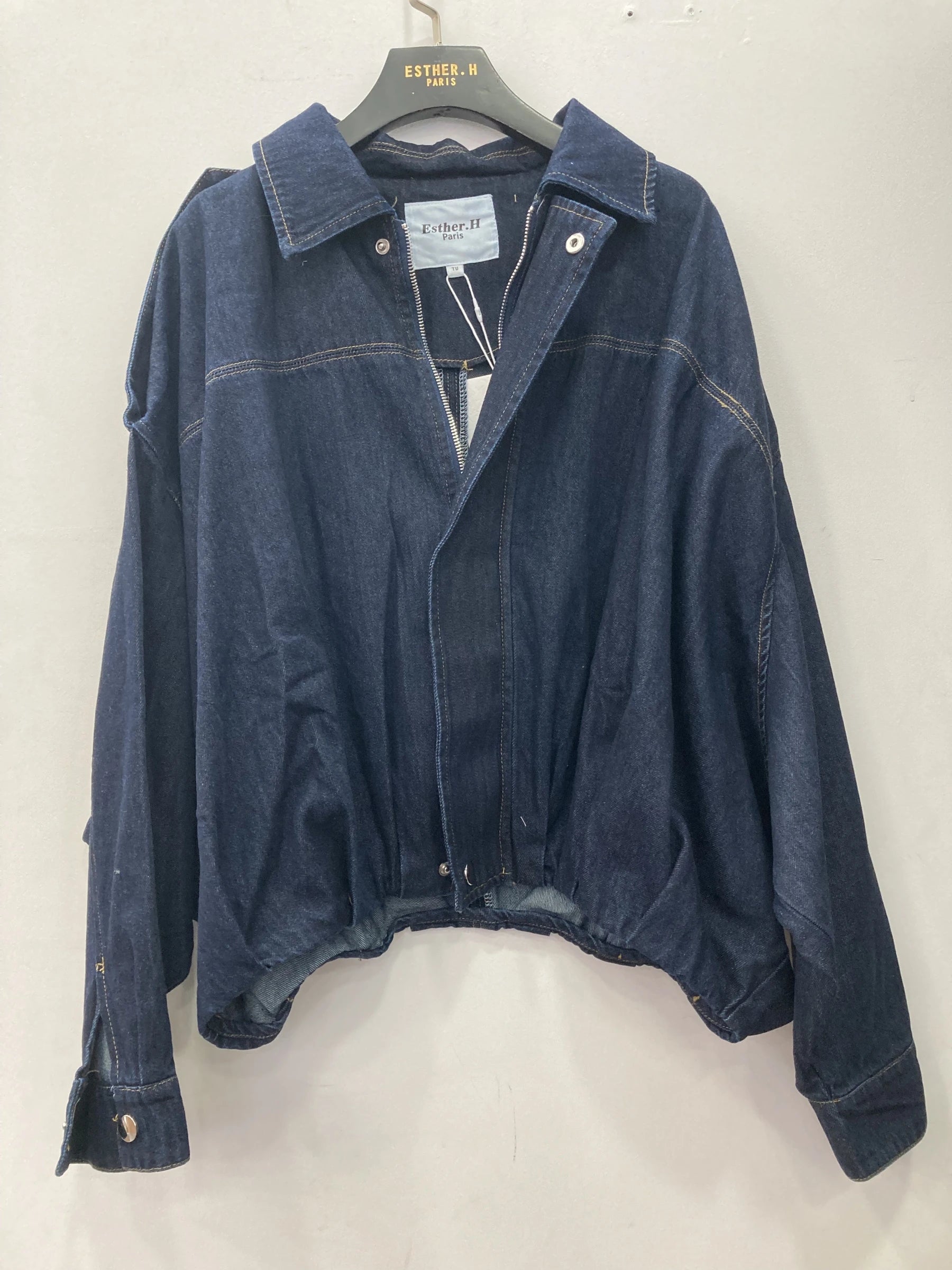 Veste en Jean avec col chemise